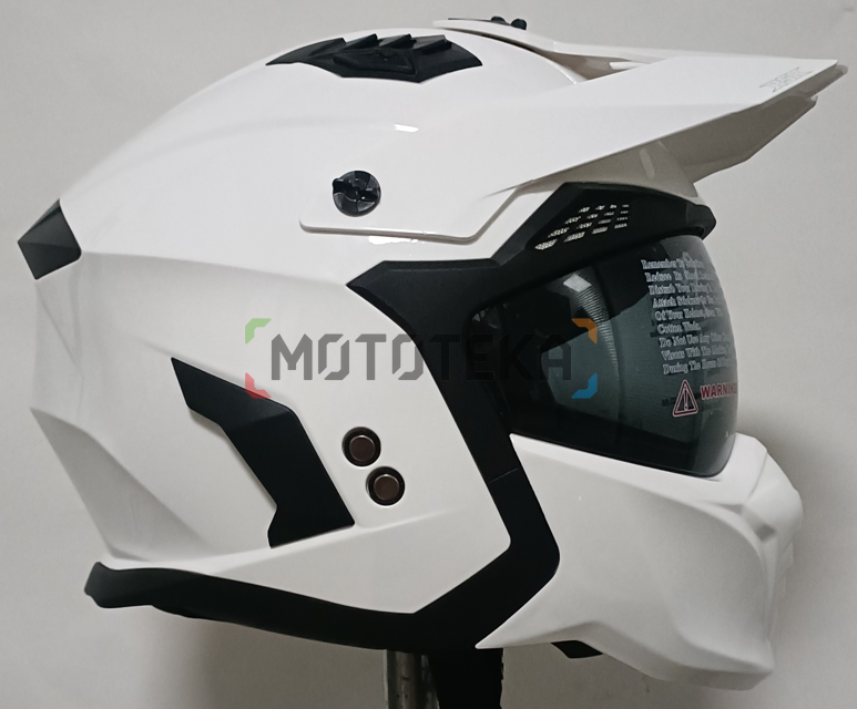 Шлем мото RSX Samurai (711) белый 2XL