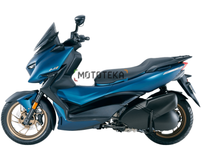 Скутер Zontes (Зонтес) ZT350 - M (ZT1P77MP EFI) 15/14 синий матовый с ПТС