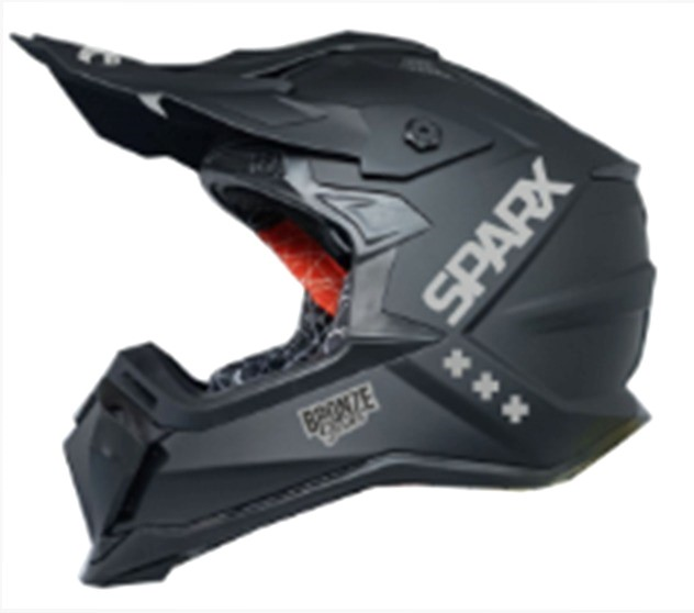 Шлем мото эндуро Sparx (Спаркс) Raptor (JH-601) чёрный матовый XL