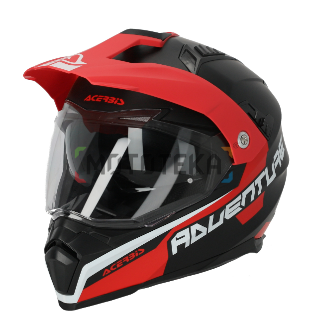 Шлем мото кроссовый Acerbis (Асербис) FLIP FS-606 22-06 Grey/Red XL