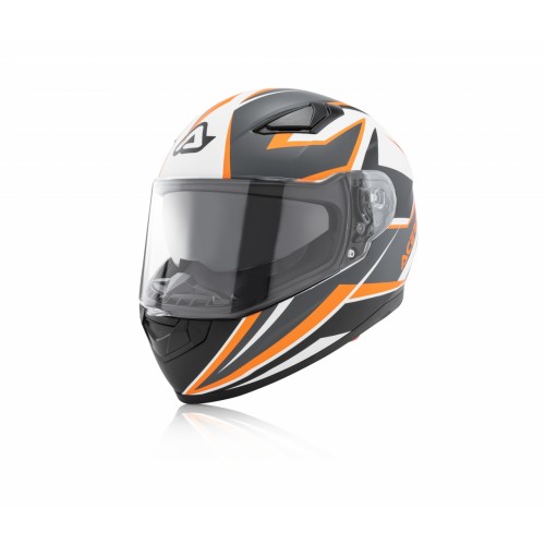 Шлем интеграл GSB FULL FACE X - STREET ORANGE WHITE