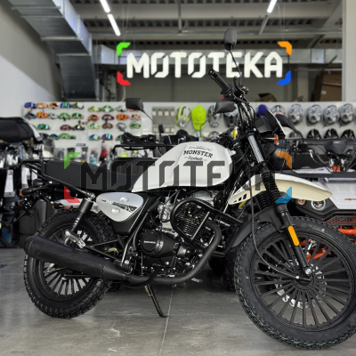Мотоцикл дорожный Regulmoto (регулмото) Monster белый с ПТС