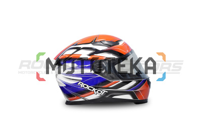 Шлем интеграл с очками ROCKOT (Рокот) RM-133 Impulse (XS) (красный/серый глянцевый)