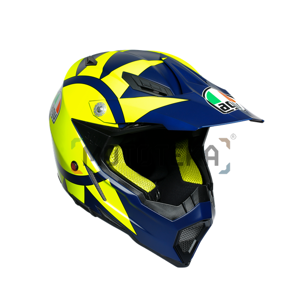 Шлем мото кроссовый AGV (АГВ) AX-8 EVO TOP Soleluna 2019 MS