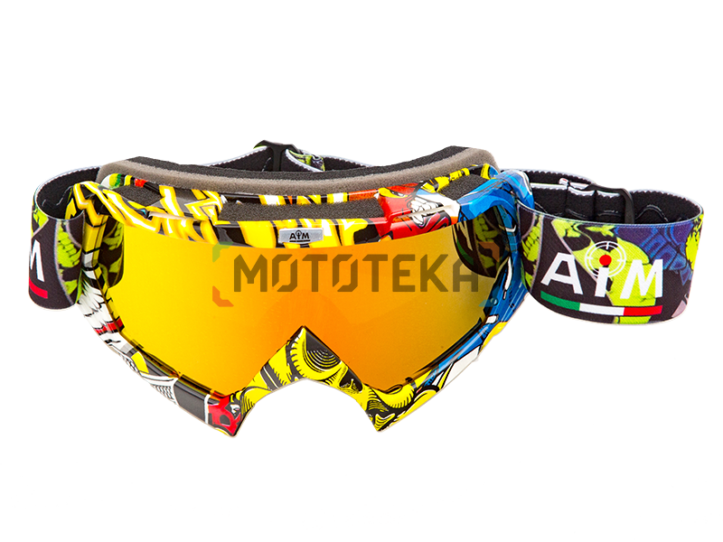 Мотоочки кроссовые AiM (Аим) (PRO) 157-800 Multicolor Glossy