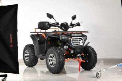 Квадроцикл ATV HAMMER 200 LD чёрный/оранжевый (машинокомплект)
