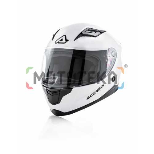 Шлем мото интеграл Acerbis (Асербис) CARLINO KID White Glossy S (47-48)