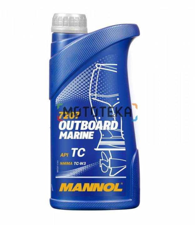 Масло моторное полусинтетическое 7207 Mannol (Маннол) OUTBOARD MARINE 1 л.