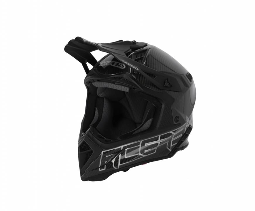 Шлем мото кроссовый Acerbis (Асербис) STEEL CARBON 22-06 Black/Grey XS