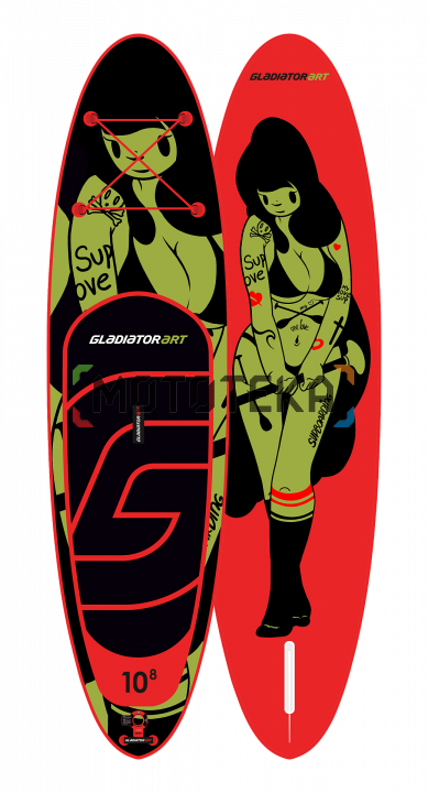 Надувная доска для sup - бординга Gladiator (Гладиатор) TATTOO 10.8 (2021)
