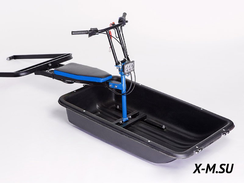 Модуль толкач X - MOTORS для мотобуксировщиков OPTI MAX (Опти Макс), SNOW DOG (Сноу Дог) (синий)