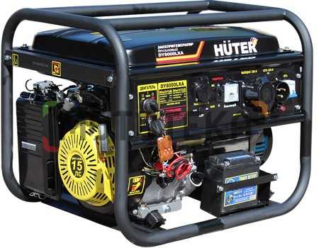 Электрогенератор бензиновый Huter (Хутер) DY8000LXA (с АВР)