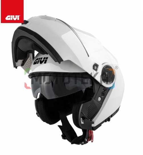 Шлем мото GIVI (Гиви) EXPEDITION SOLID X20 (FS-907) белый