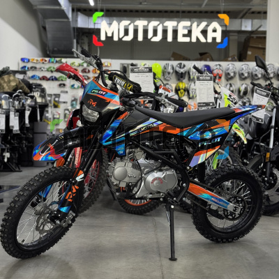 Питбайк Regulmoto (Регулмото) PILOT EM 17/14 чёрный/оранжевый