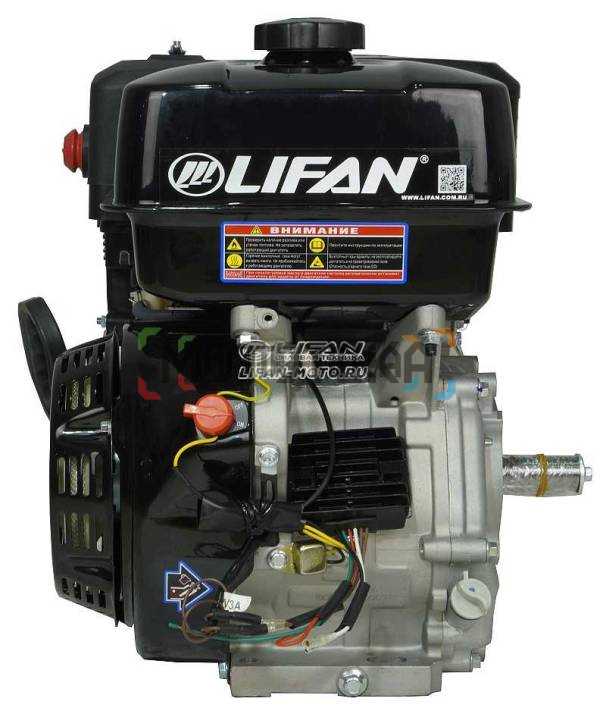 Двигатель LIFAN (Лифан) 190F - S Sport D25 катушка 3 Ампера