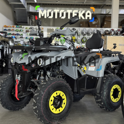Квадроцикл GLADIATOR (Гладиатор) F200 LUX серый с ПСМ