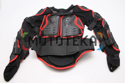 Защита тела (черепаха) ROCKOT (Рокот) Lite (M, черный/красный)