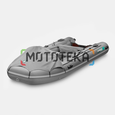 Лодка ПВХ GLADIATOR (Гладиатор) E 450 PRO тёмно-серый