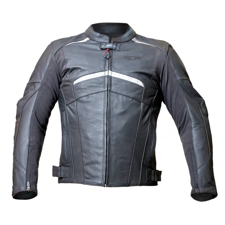 Мотокуртка MCP кожаная спортивная Jerez Stretch черный S