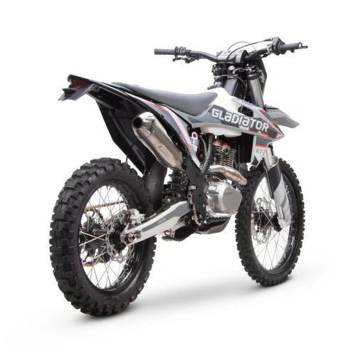 Мотоцикл кроссовый / эндуро GLADIATOR (Гладиатор) K5 CB250 /серый фото 8
