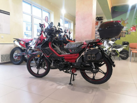 Мопед Скутеретта FXMOTO (ФХМото) RATO 50 (110) серый - купить с доставкой, по выгодной цене в интернет-магазине Мототека