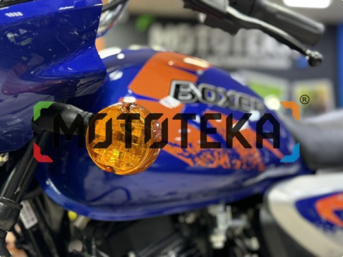 Мотоцикл дорожный BAJAJ (Баджадж) Boxer BM 150 X Disc 5 передач синий с ПТС фото 18