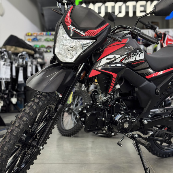 Мопед FXMOTO (ФХМото) RUNNER OFF ROAD 50 (125) чёрный матовый | Мототека