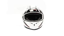 Шлем мото интеграл GTX 578 (L) #4 WHITE/BLACK/RED