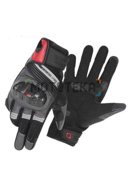 Мотоперчатки кожаные Scoyco (Скойко) MC78 (Carbon) Grey L