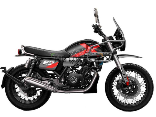 Мотоцикл дорожный CYCLONE (Циклон) RE3 Scrambler (SR400 - A) 2024 черный с ПТС Мотоцикл дорожный CYCLONE (Циклон) RE3 Scrambler (SR400 - A) 2024 черный с ПТС