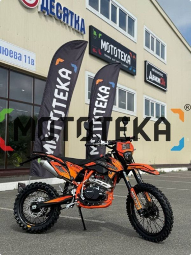 Мотоцикл кроссовый / эндуро Regulmoto (Регулмото) ATHLETE PR 300 19/16, 5 передач оранжевый/чёрный с ПТС фото 12
