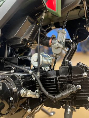 Мопед FXMOTO (ФХМото) RUNNER OFF ROAD 50 (125) военный зелёный - купить с доставкой, по выгодной цене в интернет-магазине Мототека