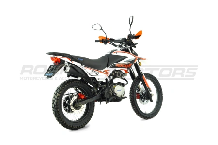 Мотоцикл кроссовый / эндуро ROCKOT (Рокот) ZR250 (белый/красный. 21/18. ЭПТС) - купить с доставкой, по выгодной цене в интернет-магазине Мототека
