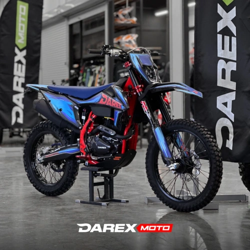Мотоцикл кроссовый / эндуро Darex (Дарекс) UL red/blue (красный/синий) фото 2 Мотоцикл кроссовый / эндуро Darex (Дарекс) UL red/blue (красный/синий) фото 2