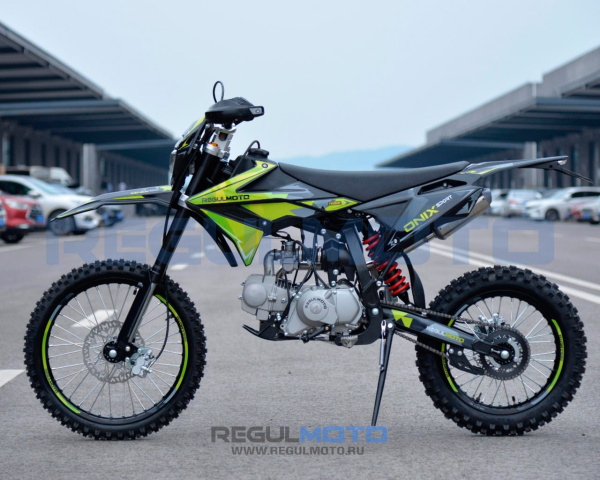 Питбайк Regulmoto (Регулмото) ONIX SPORT черный/зеленый | Мототека