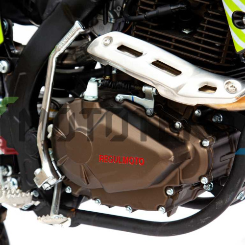 Мотоцикл кроссовый / эндуро Regulmoto (Регулмото) ZR PR 4 valves чёрный/жёлтый с ПТС фото 21