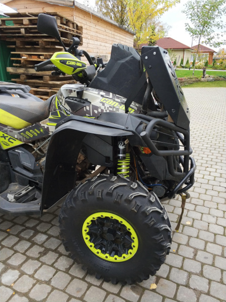 Вынос радиатора черный Can-Am (BRP) Renegade G2 800/1000, 2011-16 | Мототека