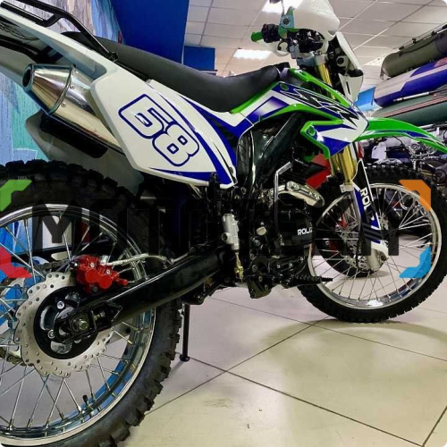 Мотоцикл кроссовый / эндуро ROLIZ (Ролиз) SPORT - 004 ZS172FMM-6 250 синий с ПТС фото 9