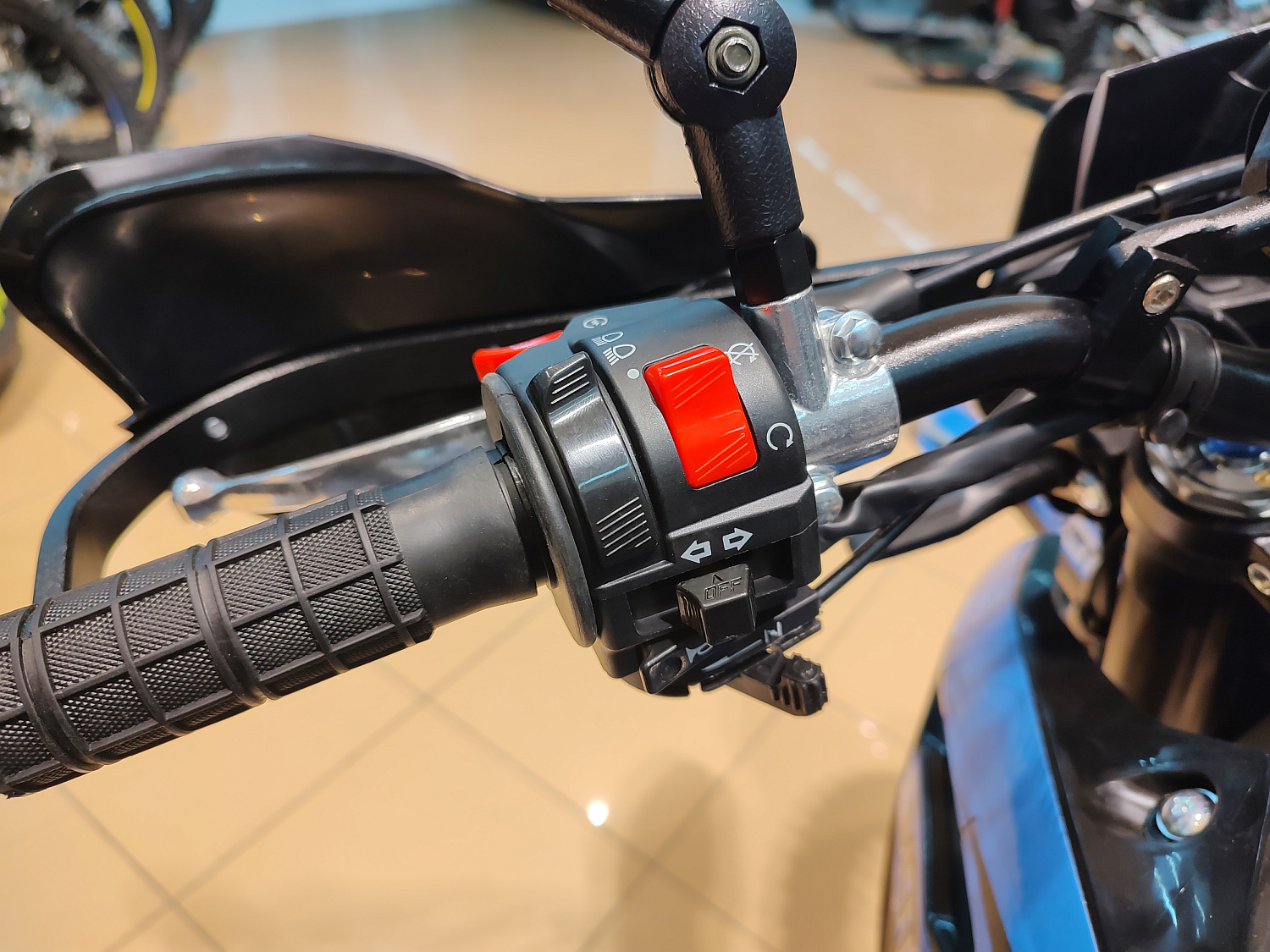 Техника в наличии! Мотоцикл кроссовый / эндуро Regulmoto (Регулмото) Sport - 003 PR PRO 300 (4 valves) 6 передач чёрный/синий с ПТС