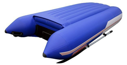 Лодка ПВХ Hunterboat Стелс 275 АЭРО синий/белый фото 5