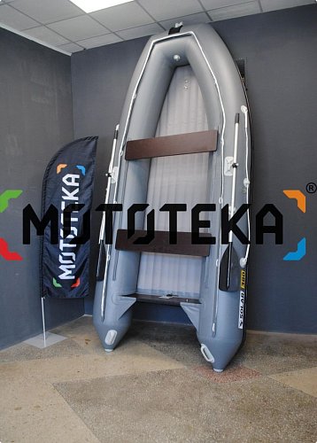 Техника в наличии! Лодка ПВХ SOLAR (Солар) 380 Jet Tunnel серый