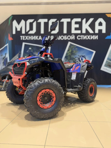 Квадроцикл детский FXMOTO (ФХМото) SS125-3 сине-красный (машинокомплект) фото 8