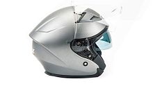 Шлем мото открытый GTX 278 (L) #1 Metal Titanium (2 визора)