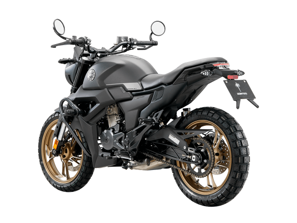 Мотоцикл дорожный ZONTES (Зонтес) ZT125 - G1 (4T ZT152MI EFI) 17/17 (2024 г.) чёрный/золотой с ПТС | Мототека