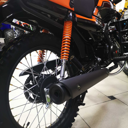 Мопед Мотомир TRICKLER 2 50 (110) чёрный/оранжевый - купить с доставкой, по выгодной цене в интернет-магазине Мототека