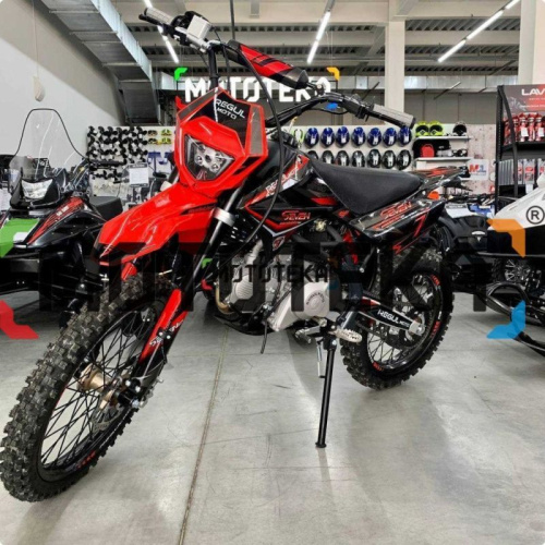 Питбайк Regulmoto (Регулмото) SEVEN MEDALIST PRO 49cc (150) 19/16 чёрный/красный фото 26