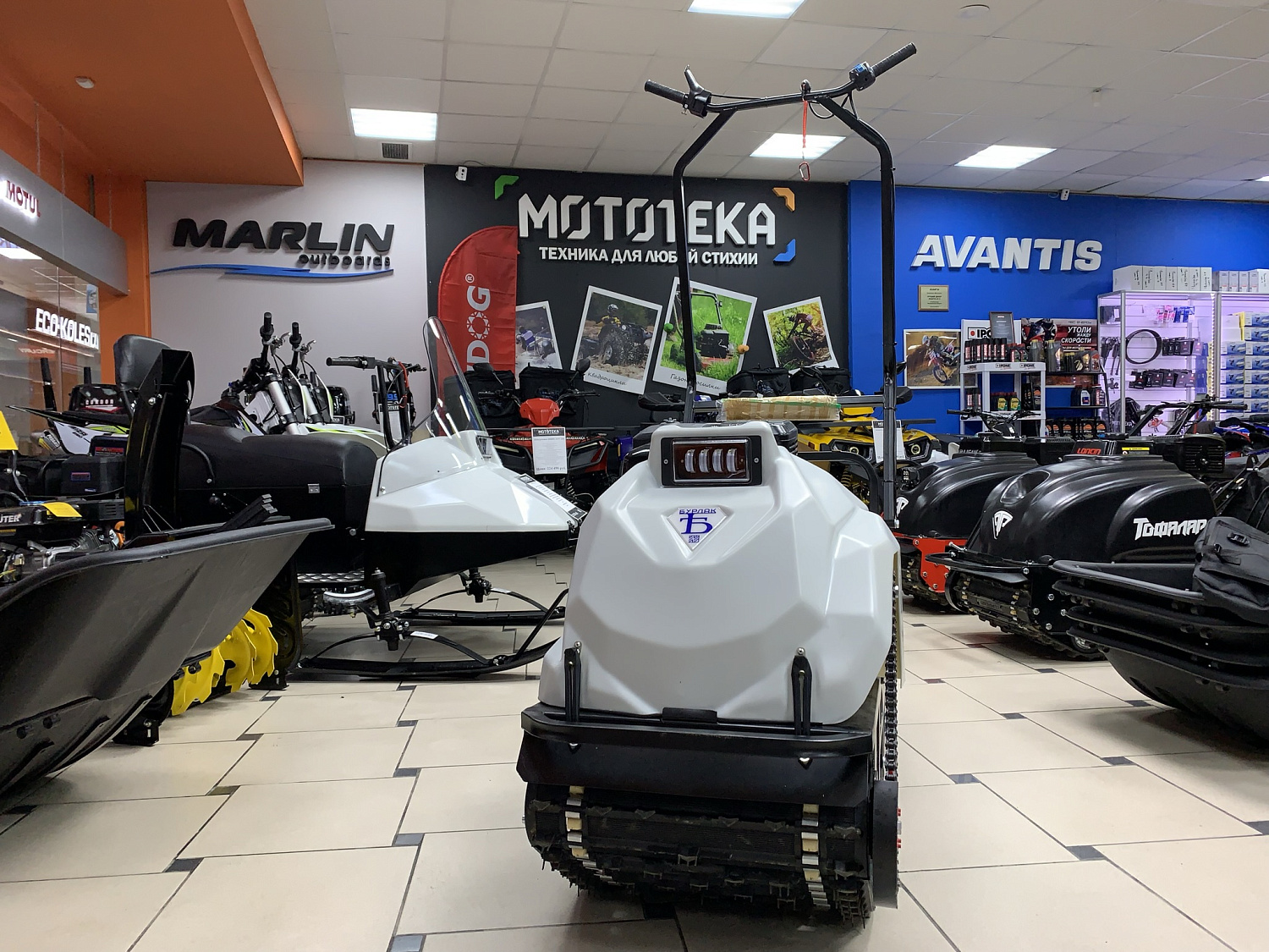 Мотобуксировщик Бурлак - М2 LFK 13