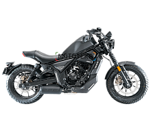 Мотоцикл дорожный ZONTES (Зонтес) ZT200-C (4T ZT168ML EFI) 16/16 (2024 г.) чёрный с ПТС