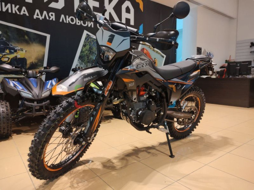 Мотоцикл кроссовый / эндуро Regulmoto (Регулмото) CR - X PRO оранжевый/серый с ПТС фото 17