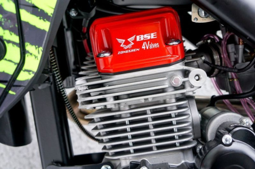 Мотоцикл кроссовый / эндуро BSE (БСЕ) Z5 Neon Black (120) фото 5